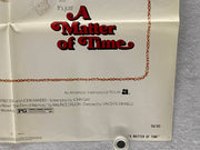 1976 A Matter of Time 1SH Movie Poster 27 x 41 Liza Minnelli, Ingrid Bergman   - TvMovieCards.com