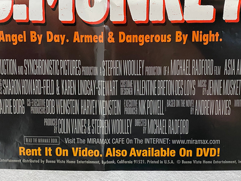1998 B. Monkey 1SH Movie Poster 27 x 41 Asia Argento, Jared Harris, Rupert Evere   - TvMovieCards.com