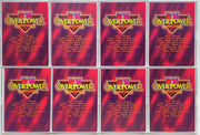 1997 Marvel vs. WildStorm Over Power Refractor Chase Card Set OP1 - OP8 Fleer/Sk - TvMovieCards.com