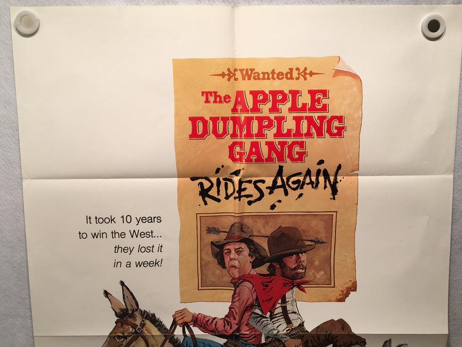 1979 The Apple Dumpling Gang Rides Again Original Movie Poster 27 x 41   - TvMovieCards.com