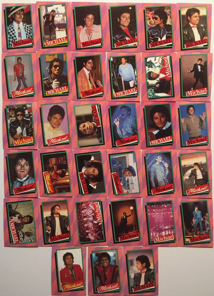 Michael Jackson Vintage Card Set 33 Cards by MJJ Productions