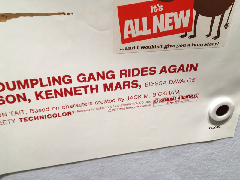 1979 The Apple Dumpling Gang Rides Again Original Movie Poster 27 x 41   - TvMovieCards.com