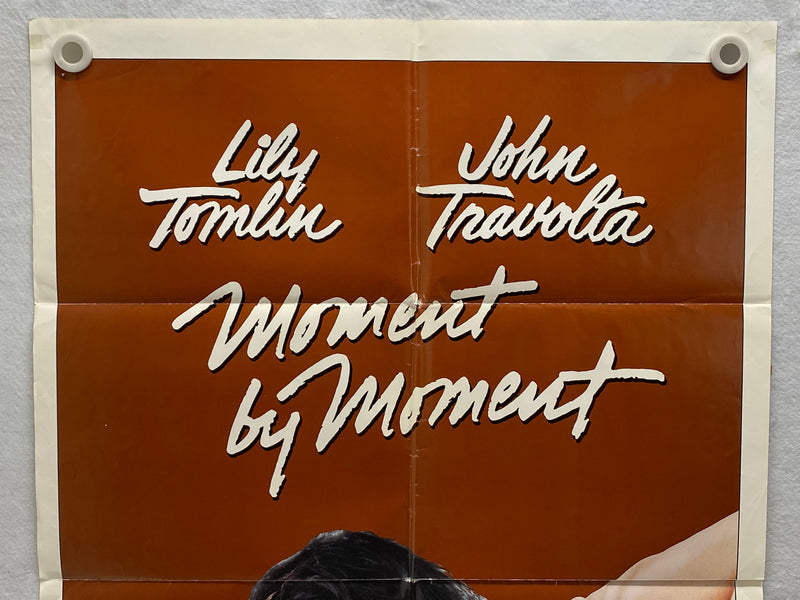 1978 Moment by Moment 1SH Movie Poster 27 x 41 Lily Tomlin, John Travolta   - TvMovieCards.com