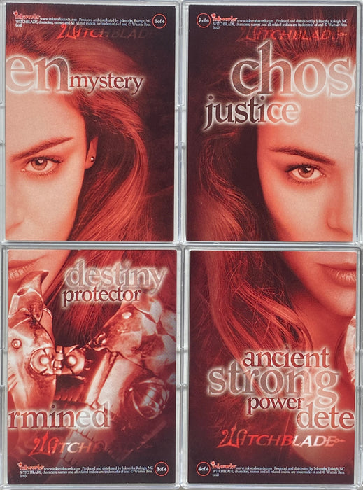 2002 Witchblade Season 1 Box Loader Insert Chase Card Set of 4 Inkworks   - TvMovieCards.com