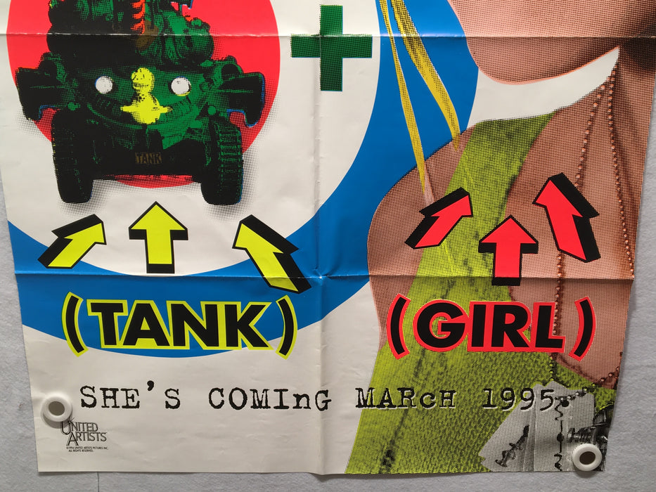 1995 Tank Girl Original 1SH D/S Advance Movie Poster 27 x 41 Naomi Watts   - TvMovieCards.com