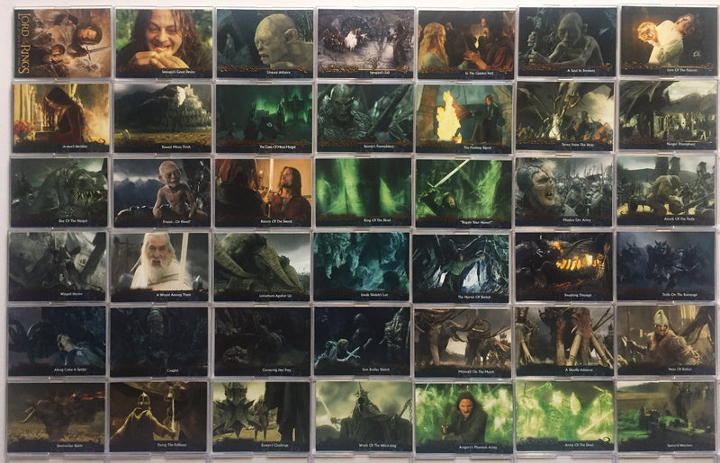 Lord of the Rings Return of King Update Base Card Set 72 Cards   - TvMovieCards.com