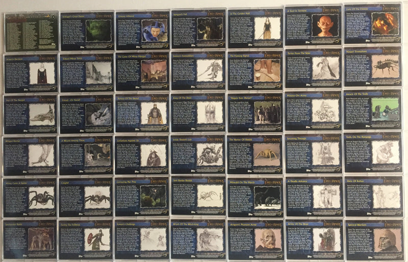 Lord of the Rings Return of King Update Base Card Set 72 Cards   - TvMovieCards.com