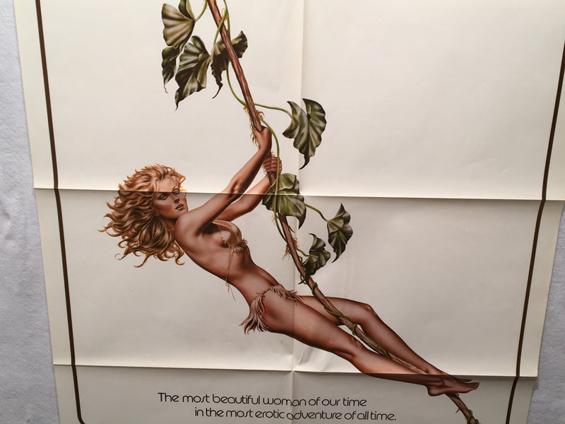 1981 Tarzan The Ape Man Original 1SH Movie Poster 27 x 41 Bo Derek   - TvMovieCards.com