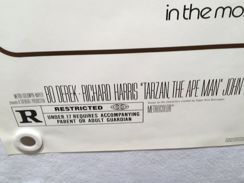 1981 Tarzan The Ape Man Original 1SH Movie Poster 27 x 41 Bo Derek   - TvMovieCards.com