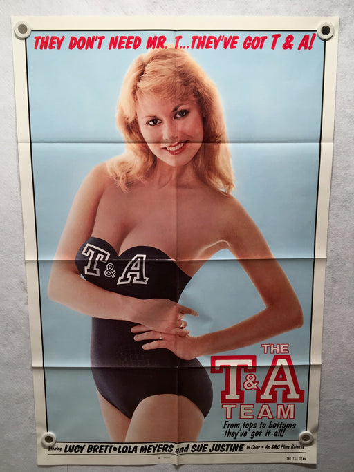 1984 T&A Team Original 1SH Movie Poster 27 x 41 Lucy Brett Lola Meyers   - TvMovieCards.com