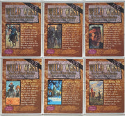 Wild West By Mort Kunstler Chromium Chase Card Set C1 - C6 1996 Comic Image 199 - TvMovieCards.com