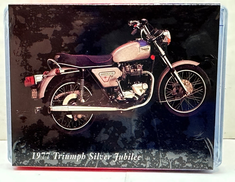 1993 Classic Motorcycles Series 1 Trading Card Factory Set 58 Cards + Hologram 1977 Triumph Silver Jubilee  - TvMovieCards.com