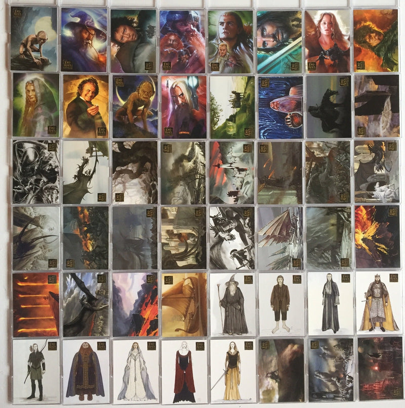 Lord of the Rings Masterpieces Series One Base Card Set 90 Cards   - TvMovieCards.com
