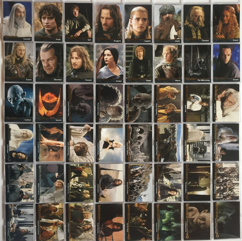 Lord of the Rings Return of King Base Card Set 90 Cards   - TvMovieCards.com