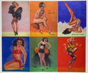 1997 Elvgren & Friends Jumbo Clearchrome Chase Card Set of 6 Comic Images   - TvMovieCards.com