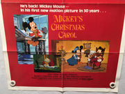 1983 Mickey`s Christmas Carol & The Rescuers Original 1SH Movie Poster Disney   - TvMovieCards.com