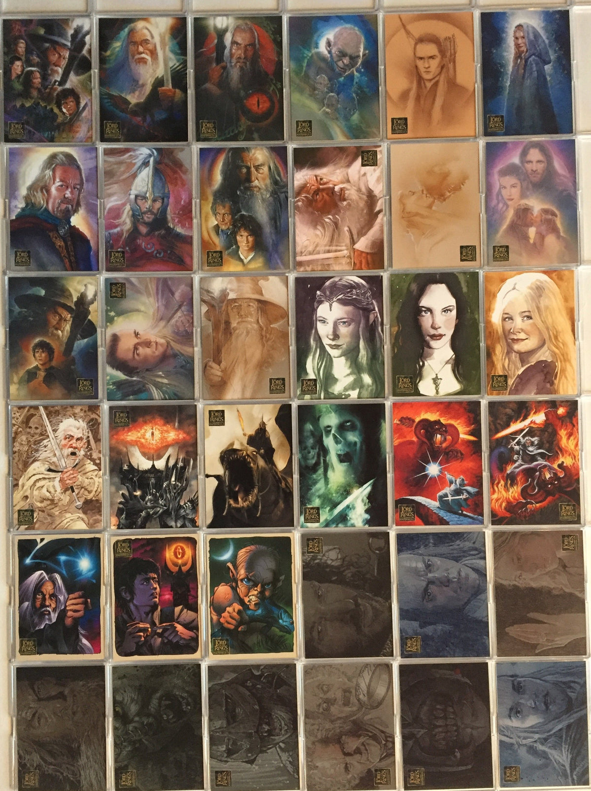 rare lord of the rings trading cards Lord of the Rings Masterpieces Series Two Base Card Set 72 Cards —  TvMovieCards.com