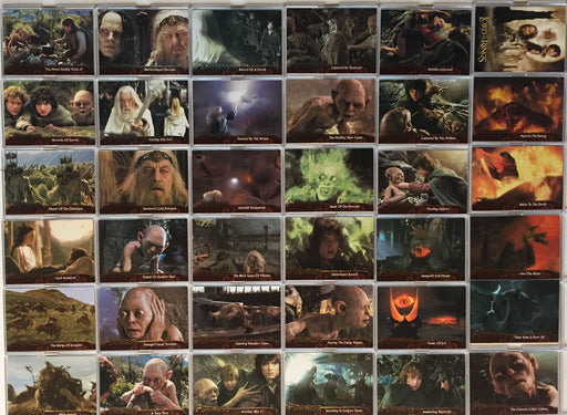 Lord of the Rings Two Towers Update Base Card Set 72 Cards   - TvMovieCards.com