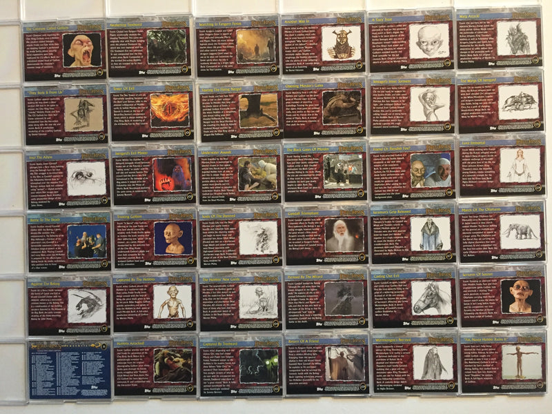 Lord of the Rings Two Towers Update Base Card Set 72 Cards   - TvMovieCards.com