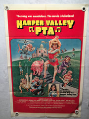 1978 Harper Valley PTA One Sheet Original Movie Poster 27x41   - TvMovieCards.com