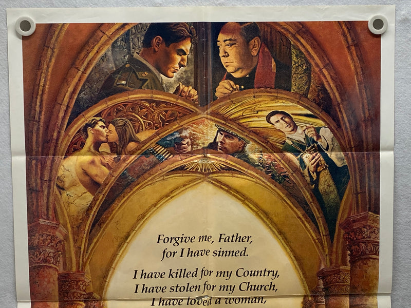 1981 Monsignor 1SH Movie Poster 27 x 41 Christopher Reeve, Geneviève Bujold   - TvMovieCards.com