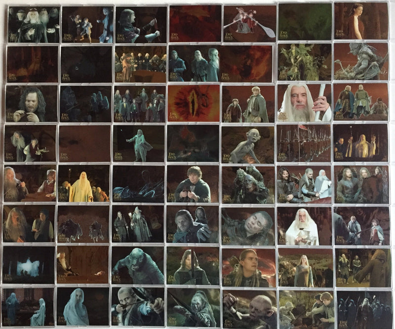 Lord of the Rings Trilogy Chrome Base Card Set 100 Cards 2004 Topps - TvMovieCards.com