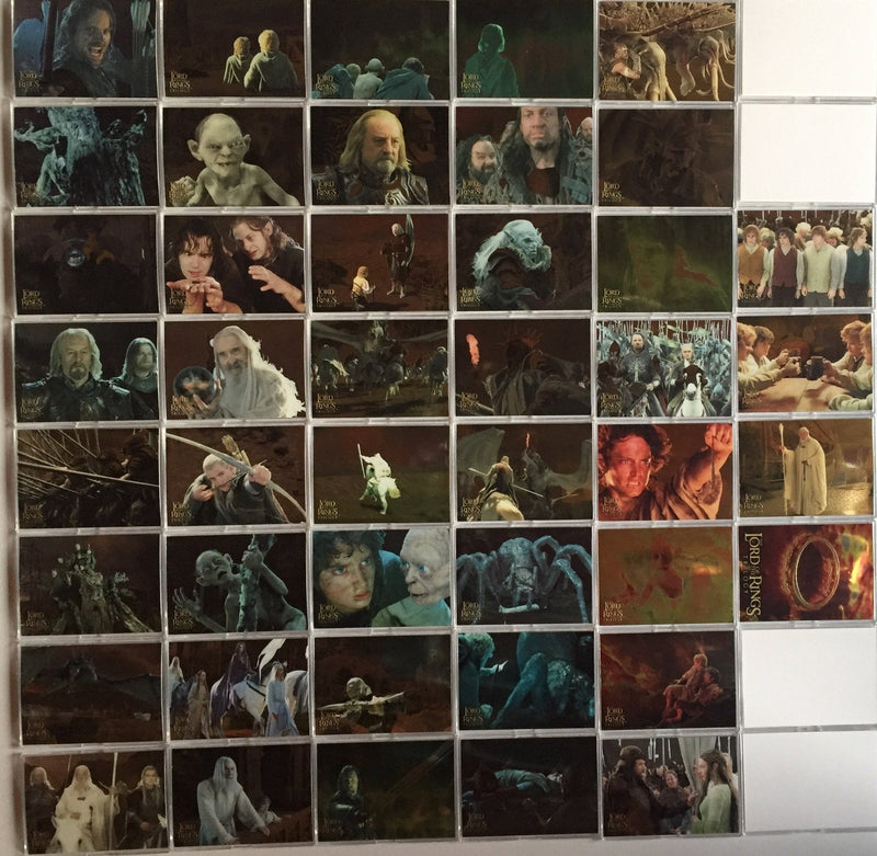 Lord of the Rings Trilogy Chrome Base Card Set 100 Cards 2004 Topps - TvMovieCards.com