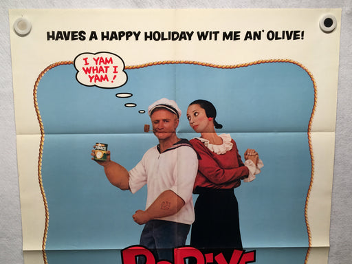 1980 Popeye Original 1SH Movie Poster 27 x 41 Robin Williams Shelley Duvall   - TvMovieCards.com