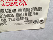1980 Popeye Original 1SH Movie Poster 27 x 41 Robin Williams Shelley Duvall   - TvMovieCards.com