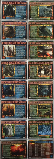 Lord of the Rings Evolution Base Card Set 72 Cards Topps 2006 - TvMovieCards.com