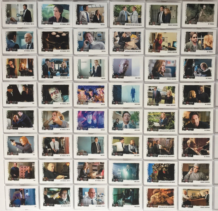 X-Files Seasons 10 & 11 Base Card Set  96 cards  Rittenhouse 2018   - TvMovieCards.com