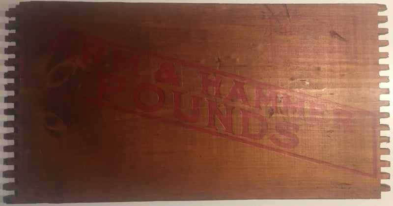 Birds - Arm & Hammer Wooden Sign Box Carton Panel   - TvMovieCards.com