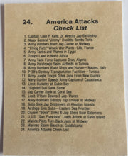 America Attacks World War II Reprint Card Set 25 Cards 1983   - TvMovieCards.com