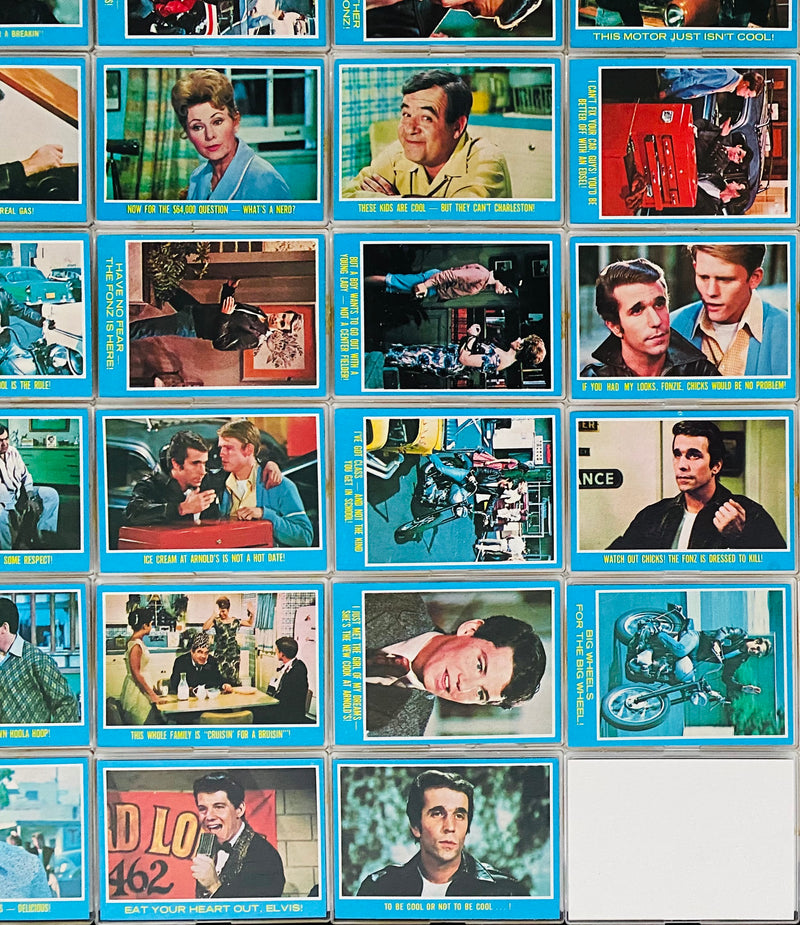 1976 Happy Days TV Show Complete Vintage Trading Card Set 44 Cards Topps   - TvMovieCards.com