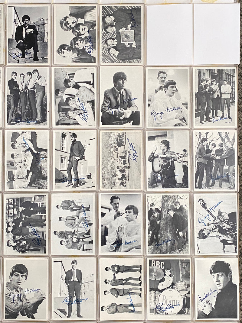 Beatles Black & White Series 1 Vintage Card Set 60 Cards O-Pee-Chee Canada 1964   - TvMovieCards.com