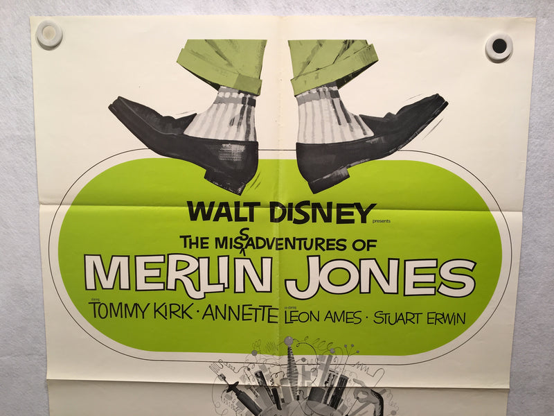 1972 The Misadventures of Merlin Jones Original 1SH Movie Poster 27 x 41   - TvMovieCards.com