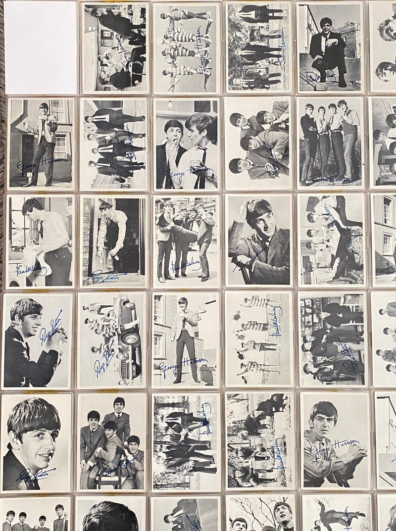 Beatles Black & White Series 1 Vintage Card Set 60 Cards O-Pee-Chee Canada 1964   - TvMovieCards.com