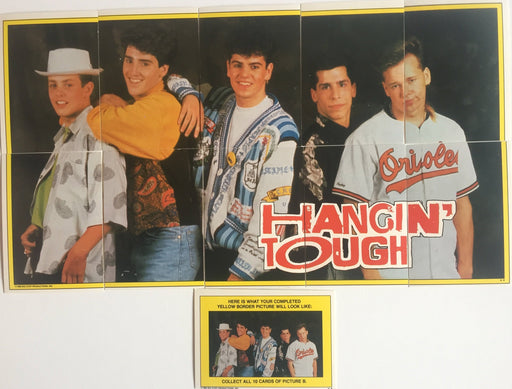 New Kids on the Block Music Sticker Card Set by Topps 11 cards Hangin Tough   - TvMovieCards.com