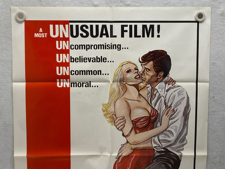 1977 Unwilling Lovers 1SH Movie Poster 27 x 41 Sexploitation Jodie Maxwell   - TvMovieCards.com