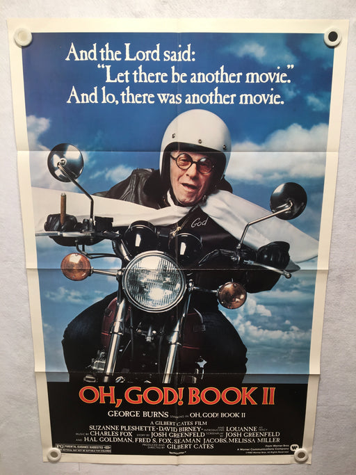 1980 Oh God! Book II Original 1SH Movie Poster 27 x 41 George Burns   - TvMovieCards.com