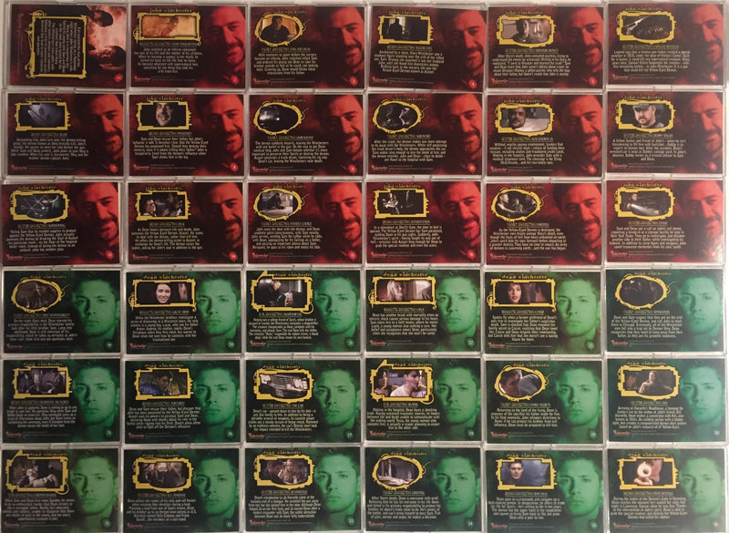 Supernatural Connections Base Card Set 72 Cards Inkworks 2008 - TvMovieCards.com