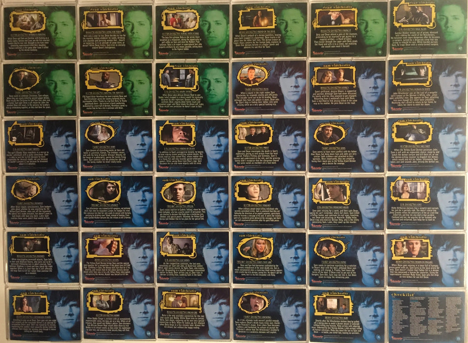 Supernatural Connections Base Card Set  72 Cards  Inkworks   - TvMovieCards.com