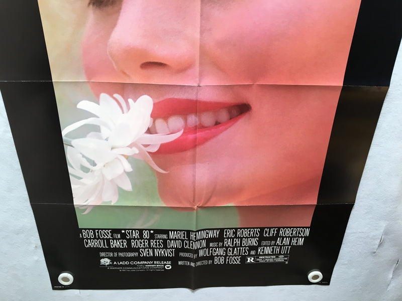 1983 Star 80 Original 1SH Movie Poster 27 x 41 Mariel Hemingway Eric Roberts   - TvMovieCards.com