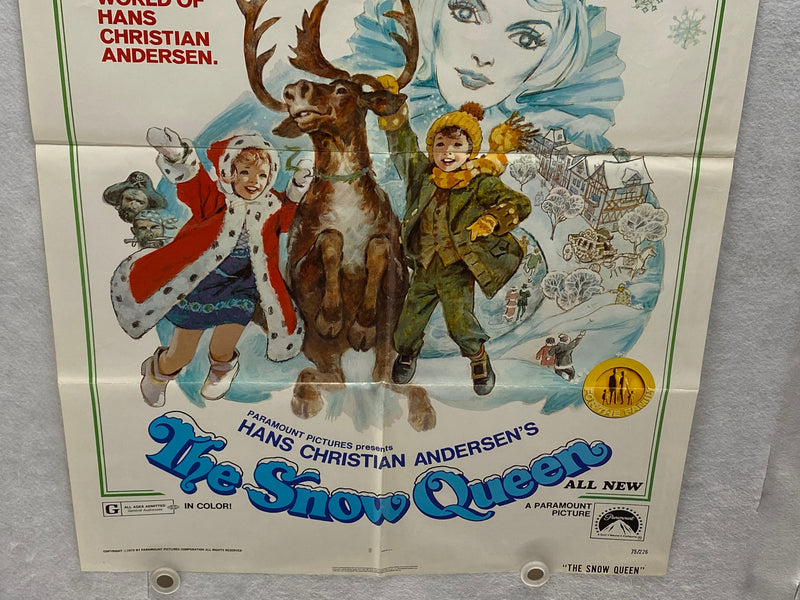 1975 The Snow Queen 1SH Movie Poster 27 x 41 Anna Komolova   - TvMovieCards.com