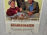 1973 Stable Mates 1SH Movie Poster 27 x 41  Wallace Beery, Mickey Rooney, Arthur   - TvMovieCards.com