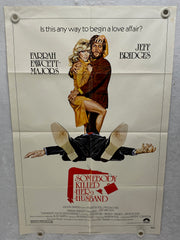 1978 Somebody Killed Her Husband 1SH Movie Poster 27 x 41 Farrah Fawcett, Jeff B   - TvMovieCards.com