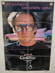 1989 Pink Cadillac 1SH Movie Poster 27 x 40 Clint Eastwood, Bernadette Peters   - TvMovieCards.com