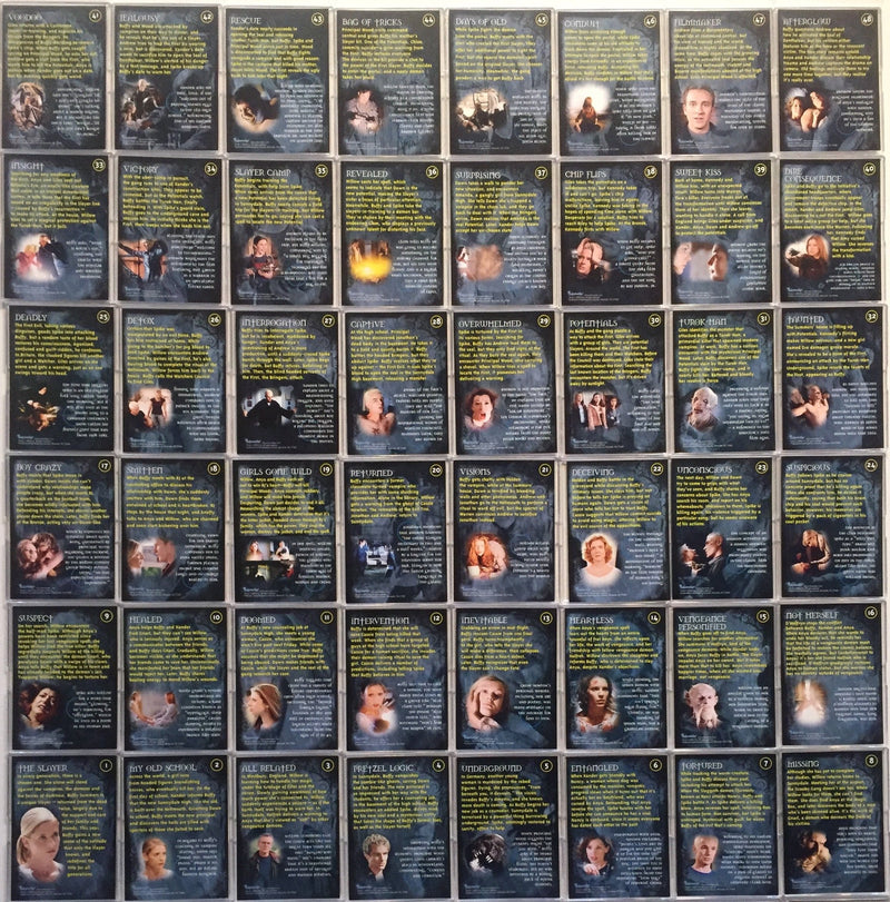 Buffy The Vampire Slayer Season 7 Base Card Set 90 Cards   - TvMovieCards.com