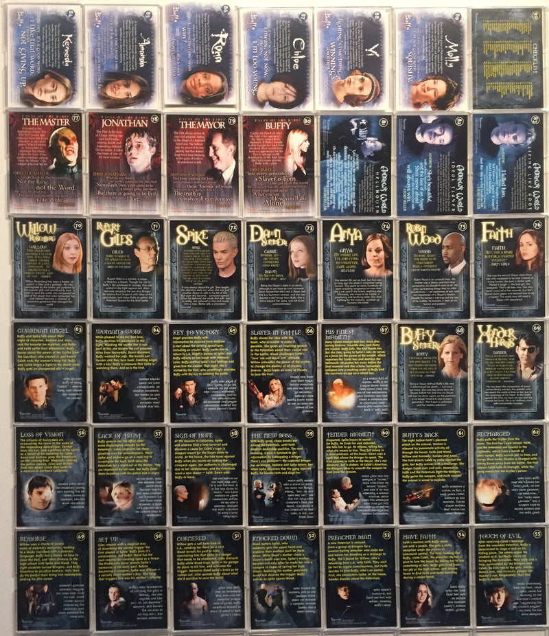Buffy The Vampire Slayer Season 7 Base Card Set 90 Cards   - TvMovieCards.com
