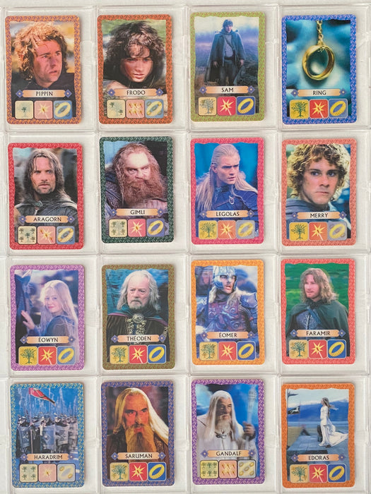 Lord of the Rings Two Towers Lenticular Trading Card Set of 16 German Kelloggs   - TvMovieCards.com